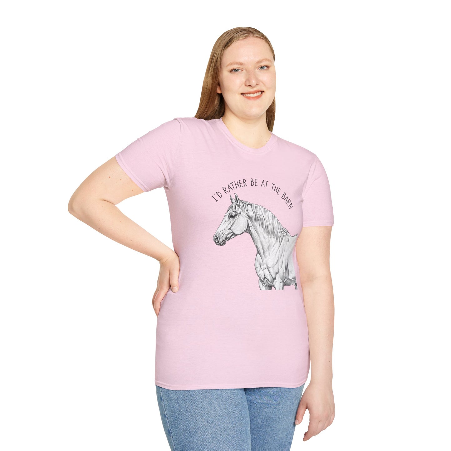 I'd Rather Be At The Barn Tee