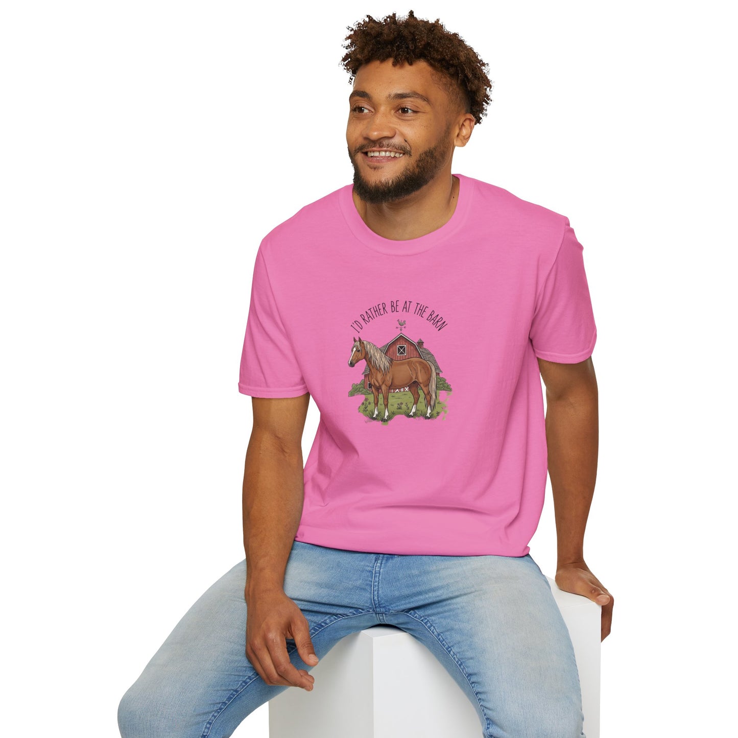 Horse Lover's Softstyle T-Shirt - Perfect for Farm Days