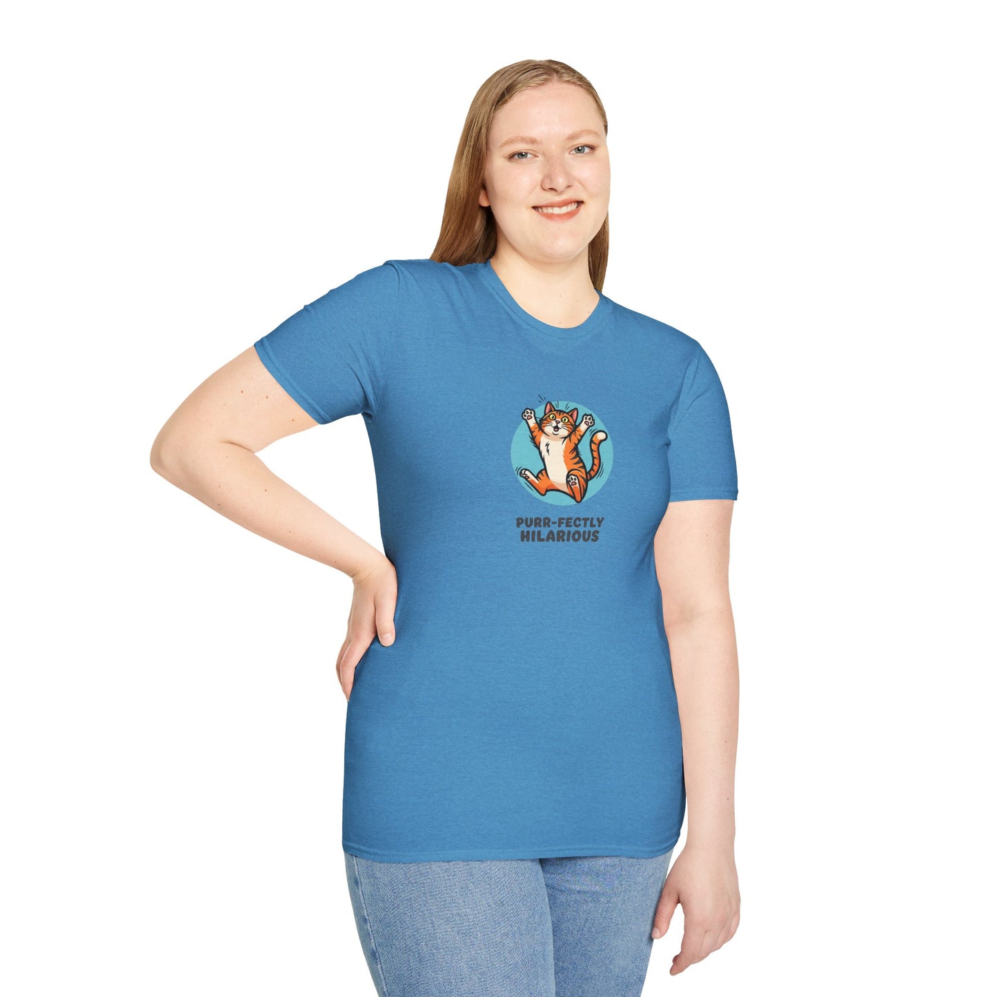 Purr-fectly Hilarious Cat T-Shirt