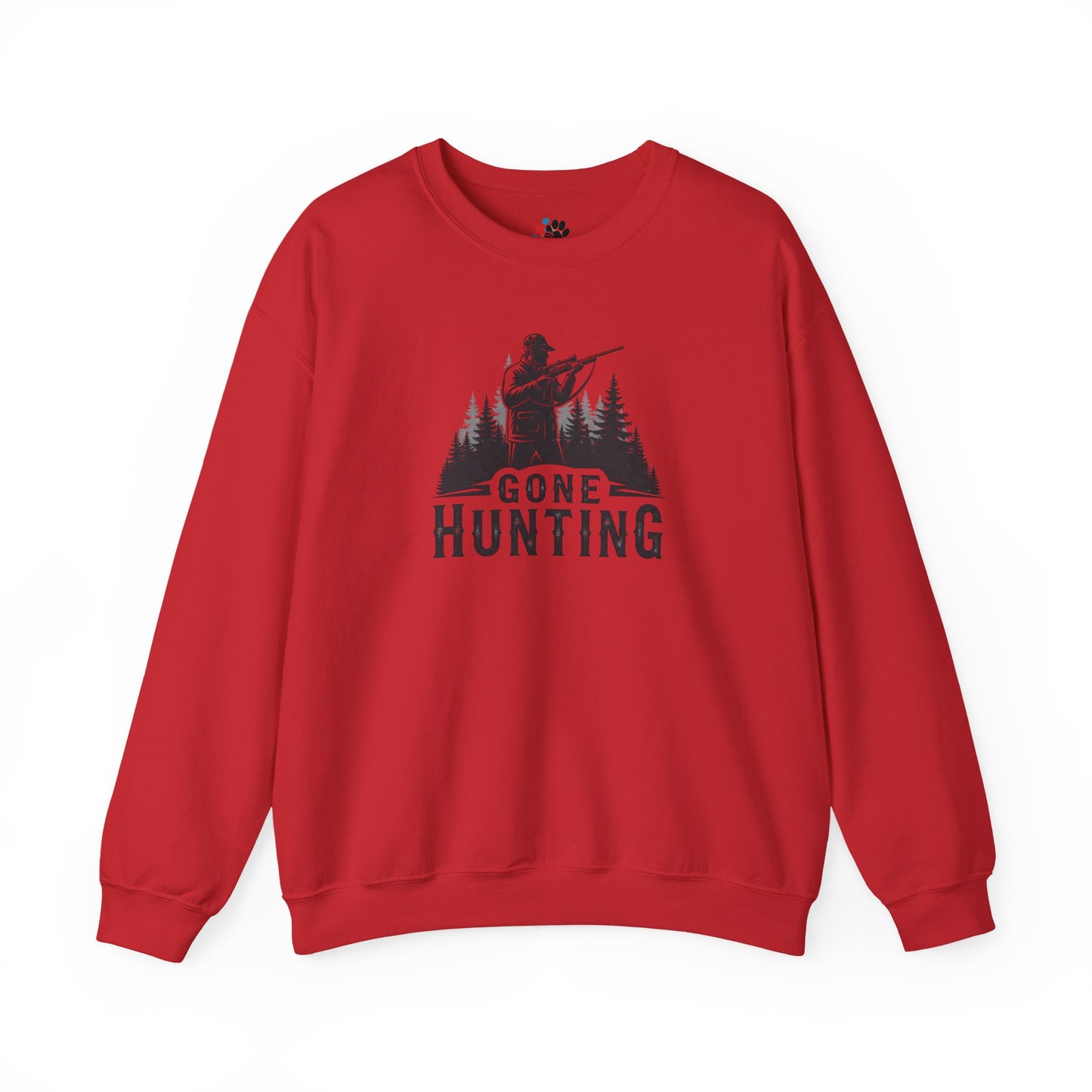 Gone Hunting Crewneck Sweatshirt for Outdoor Enthusiasts