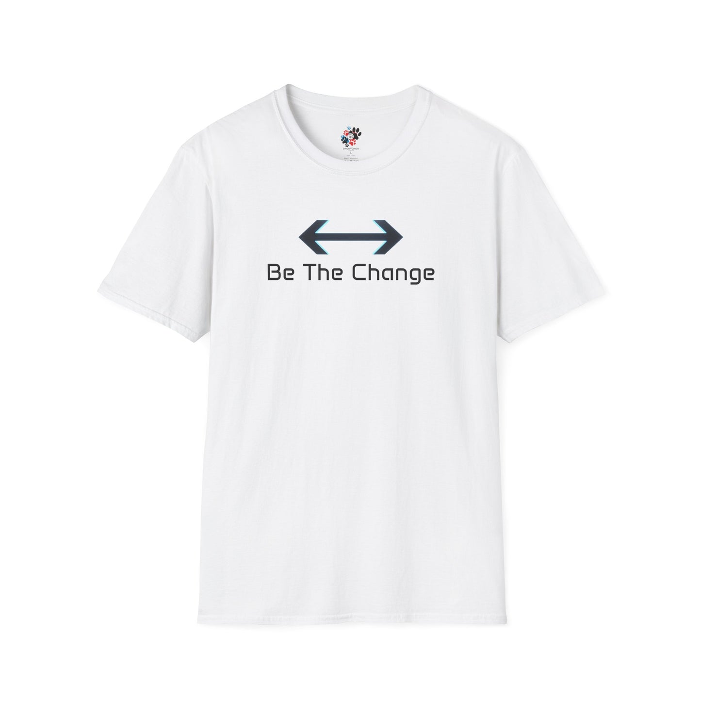 Be The Change T-Shirt (Red, White, and Blue)
