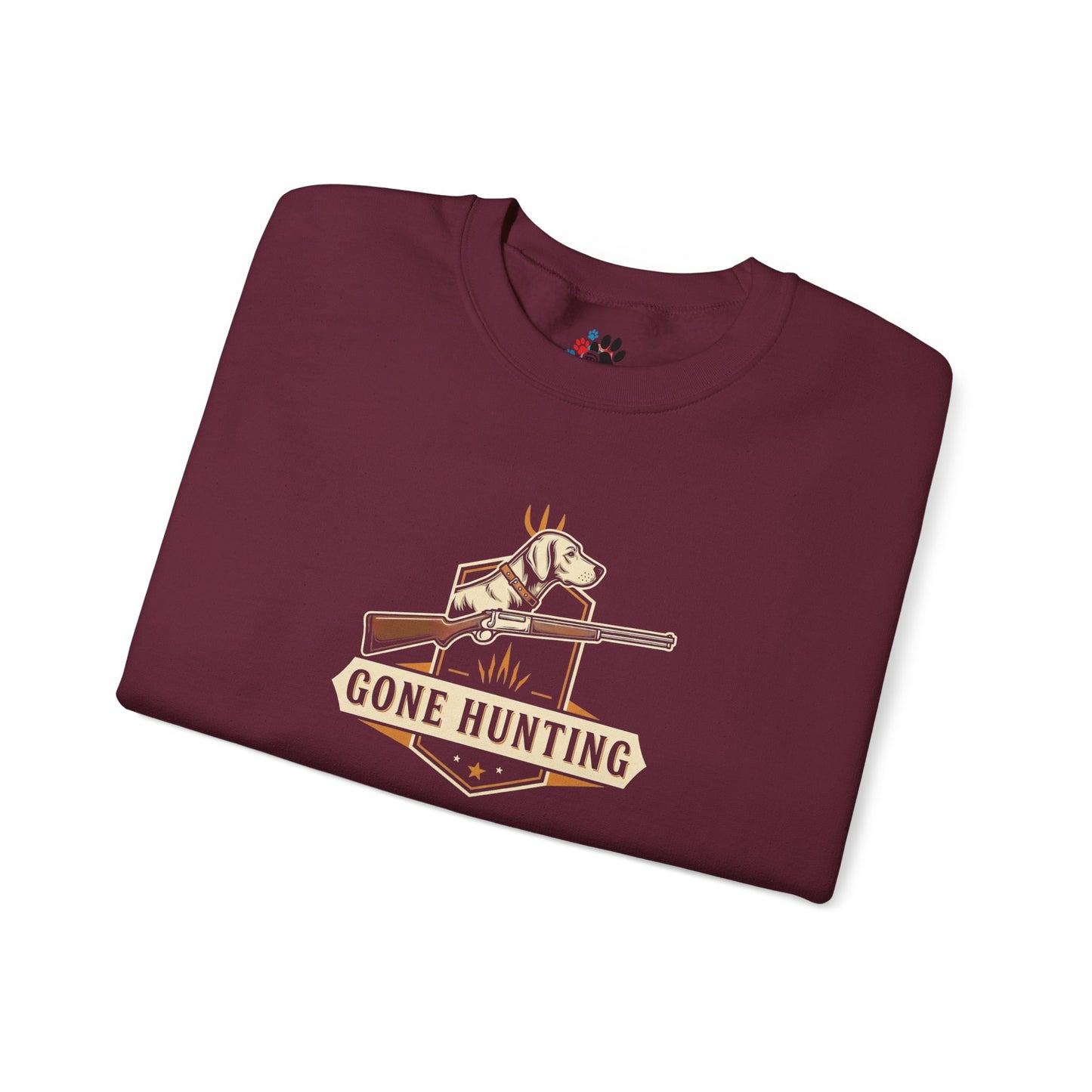 Gone Hunting Crewneck Sweatshirt for Outdoor Enthusiasts