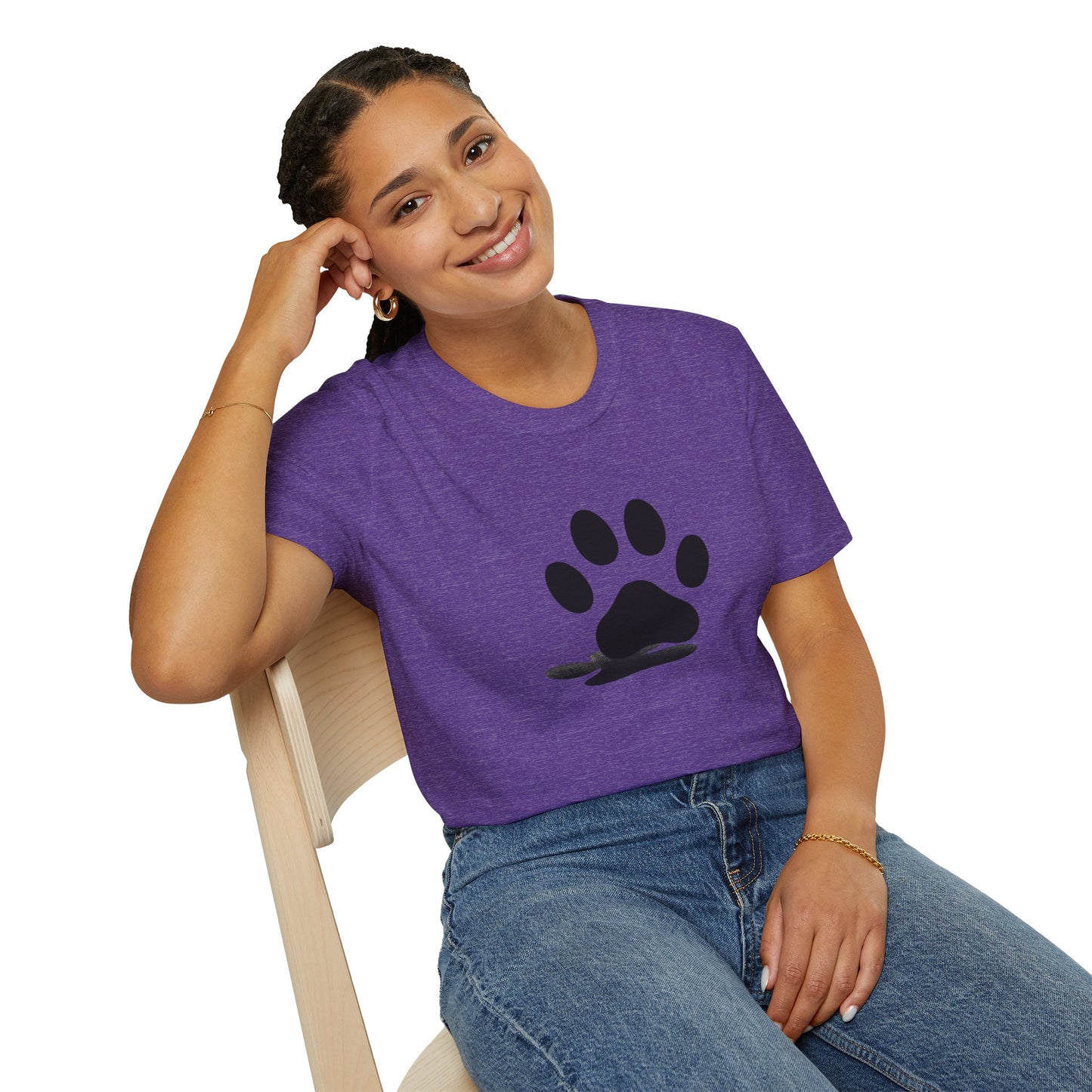 Paw Print Graphic T-Shirt