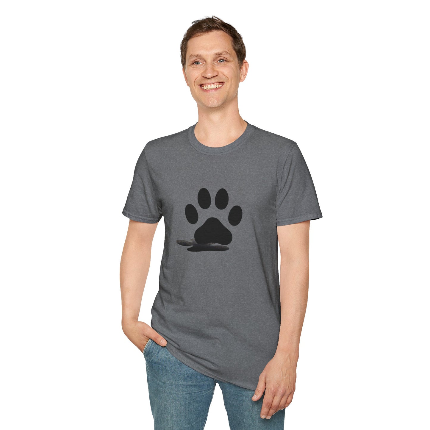 Paw Print Graphic T-Shirt