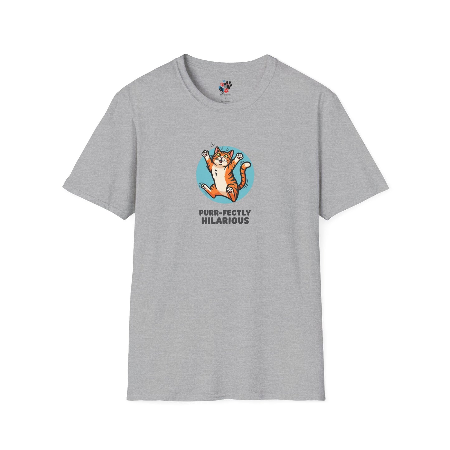 Purr-fectly Hilarious Cat T-Shirt
