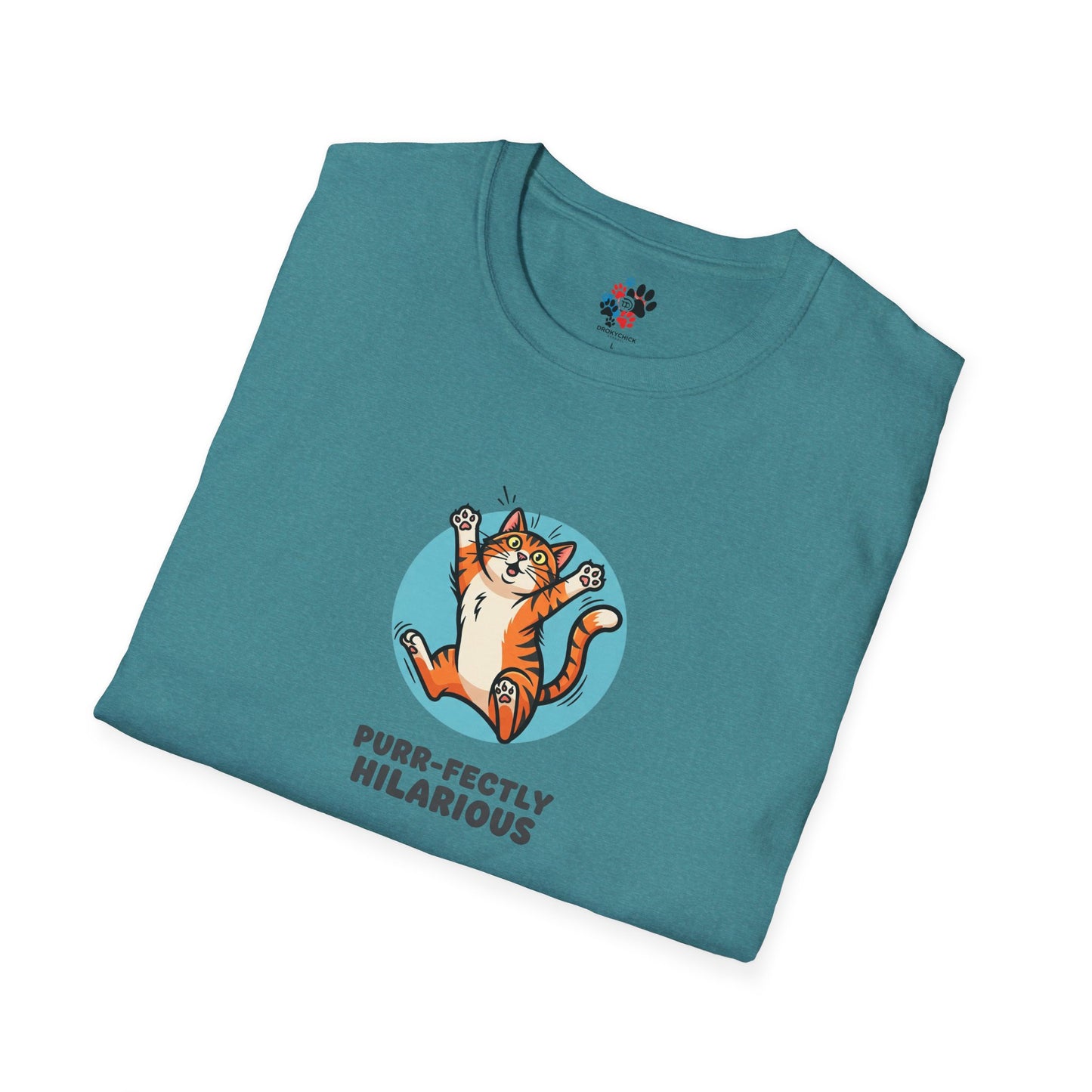 Purr-fectly Hilarious Cat T-Shirt