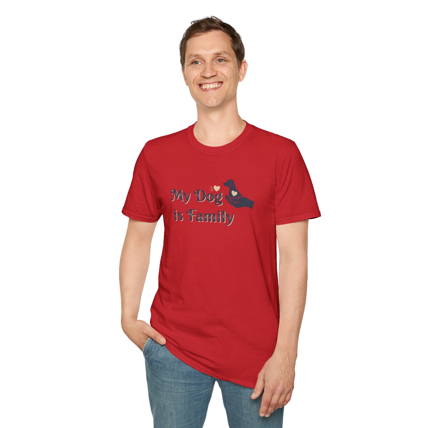 My Dog is Family Softstyle T-Shirt