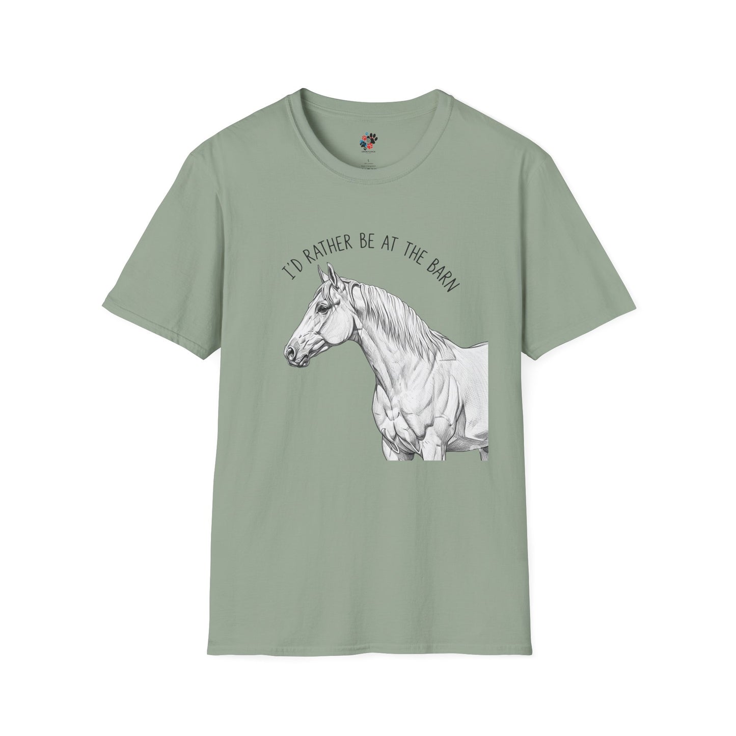 I'd Rather Be At The Barn Tee