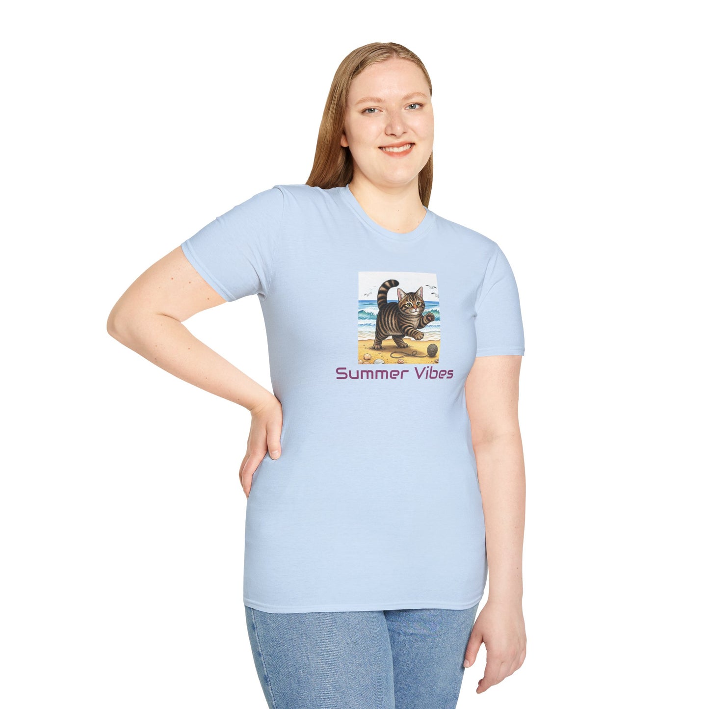 Summer Vibes Cat T-Shirt