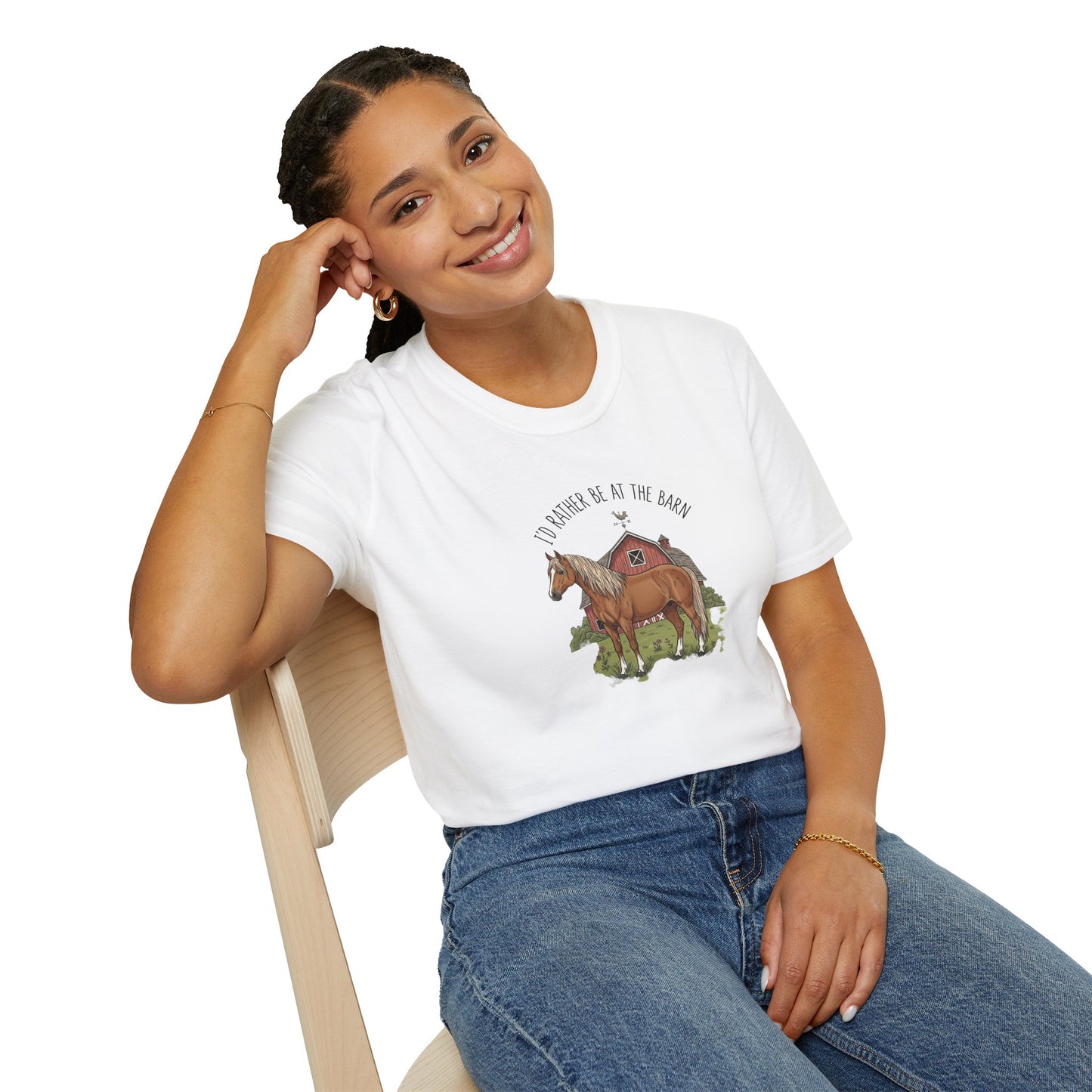 Horse Lover's Softstyle T-Shirt - Perfect for Farm Days