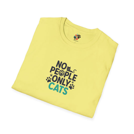 Cat Lovers Tee | No People, Only Cats| Funny Cat Tee