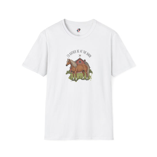 Horse Lover's Softstyle T-Shirt - Perfect for Farm Days
