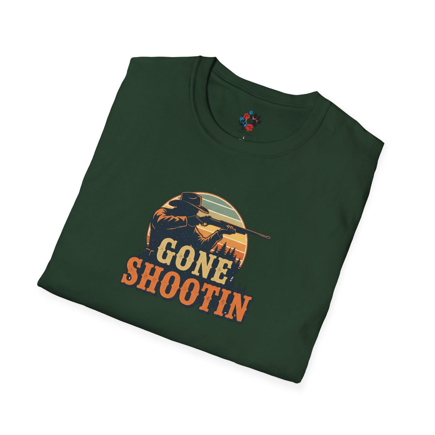 Gone Shootin'Softstyle T-Shirt - Outdoorsy Tee