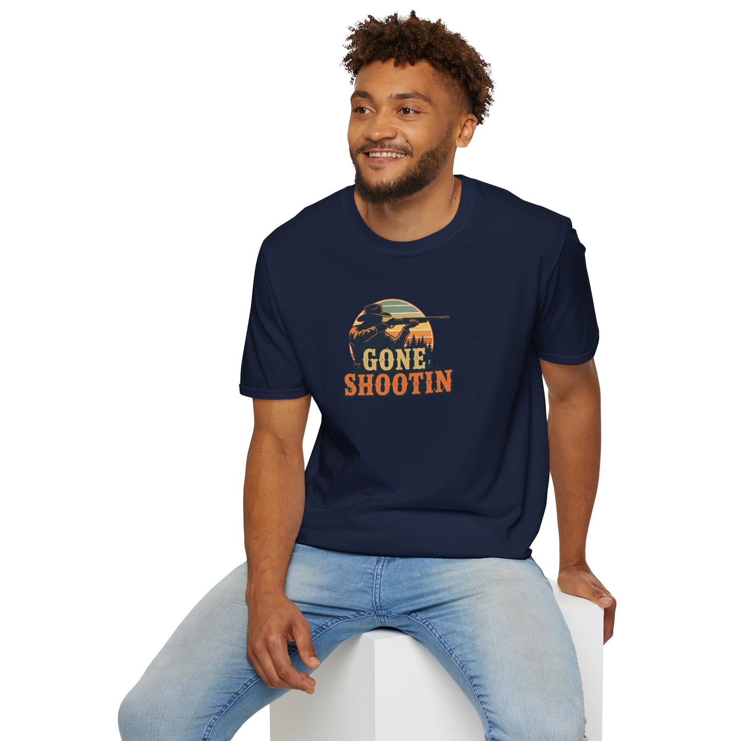 Gone Shootin'Softstyle T-Shirt - Outdoorsy Tee