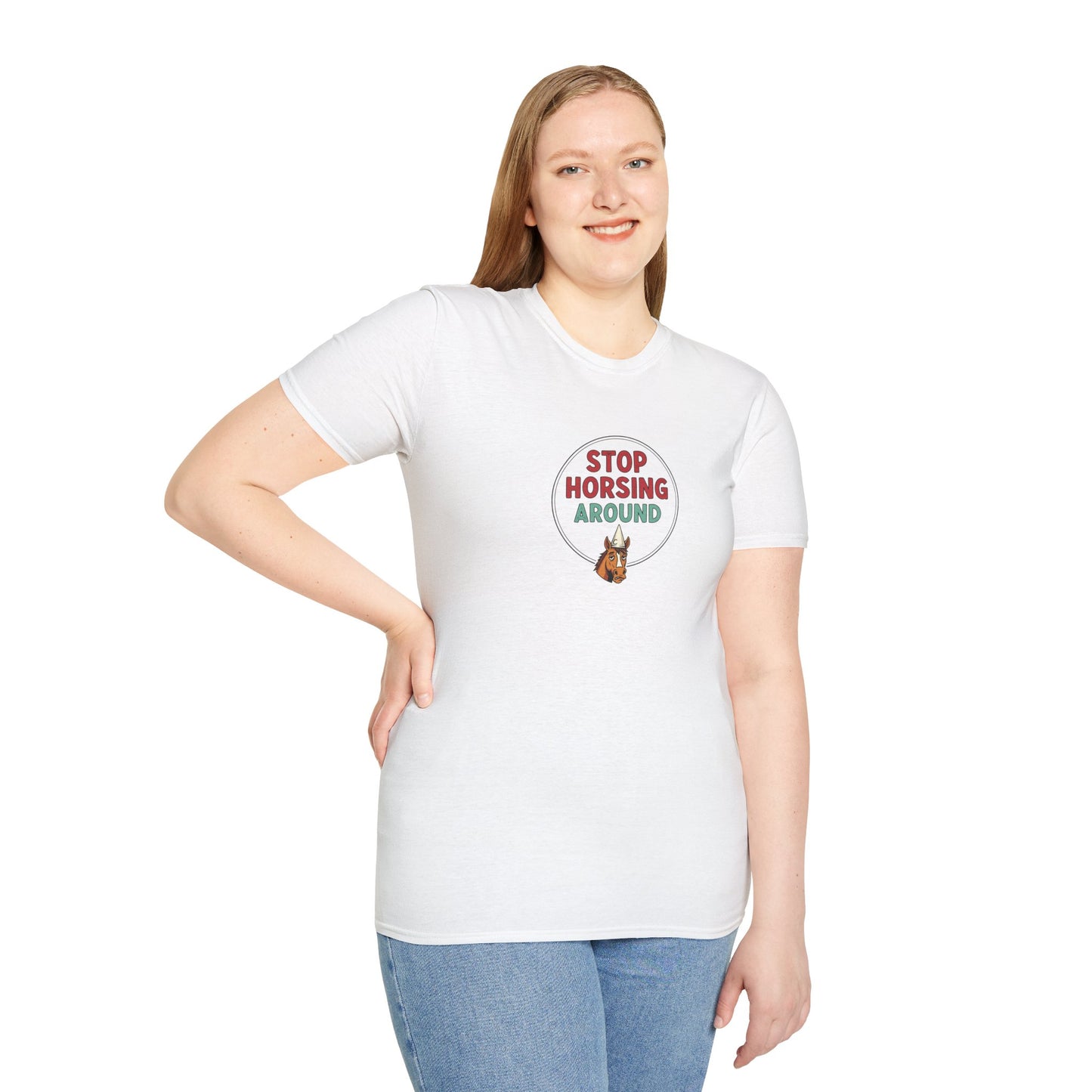 Funny Horse T-Shirt | Stop Horsing Around Tee