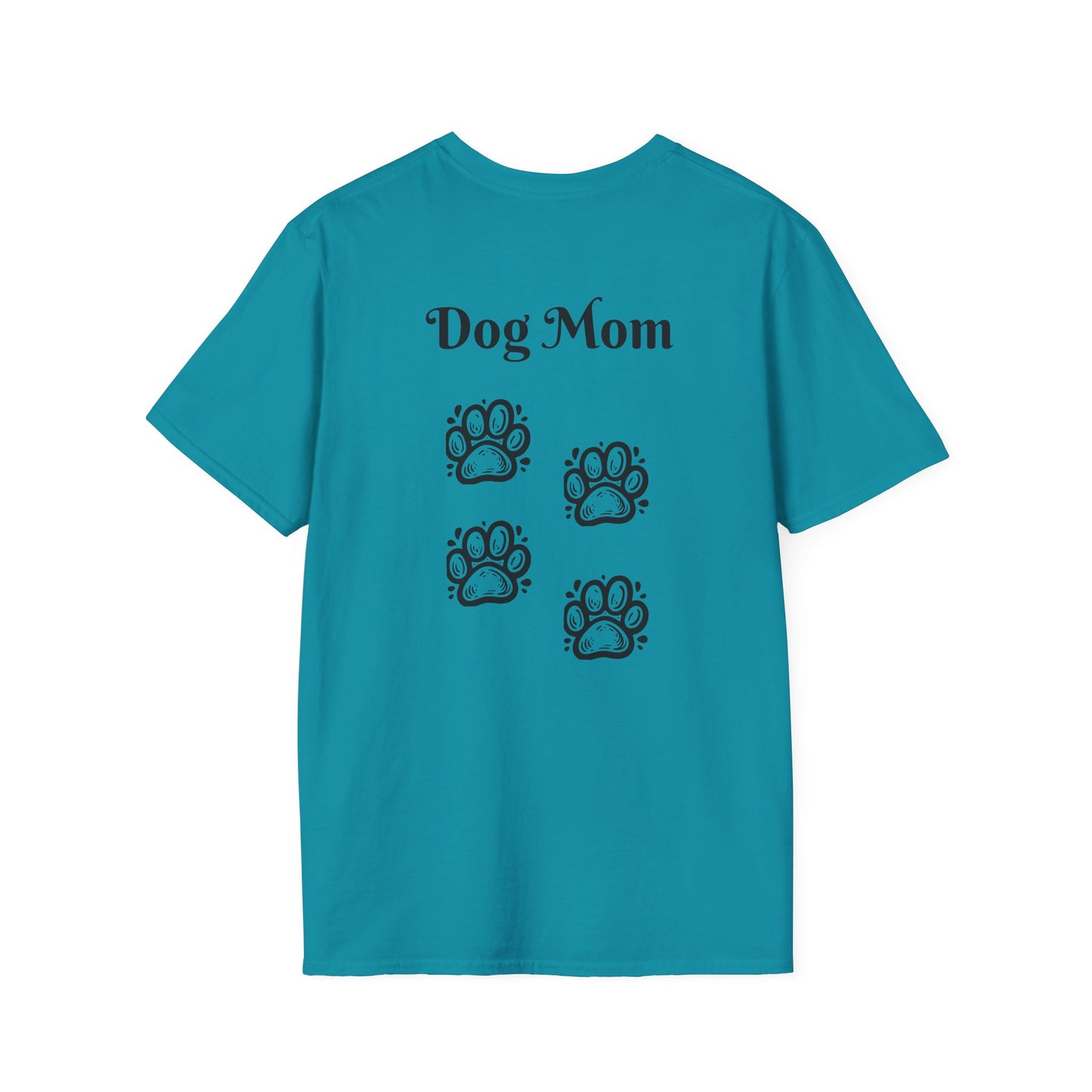 Dog Mom Front and Back print