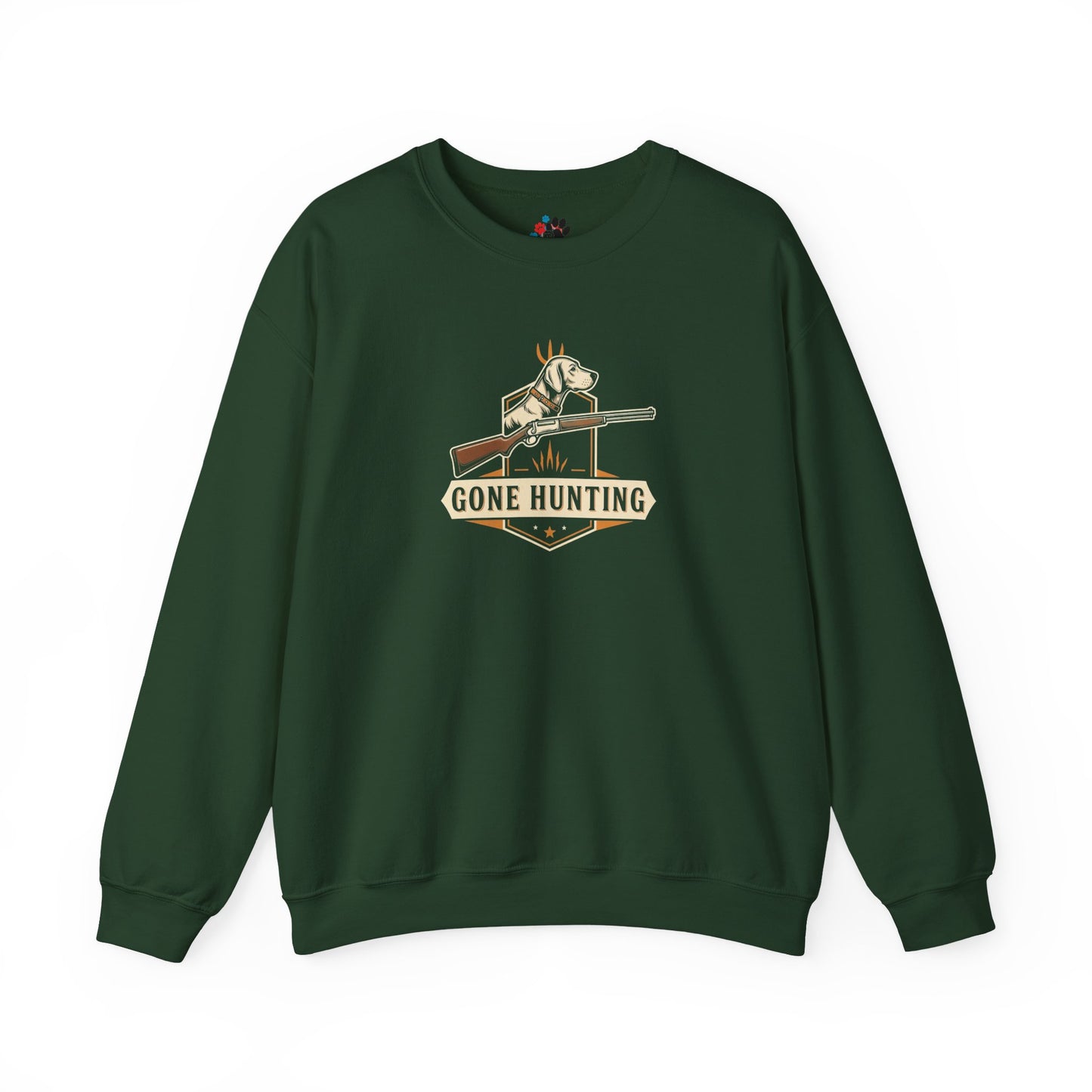 Gone Hunting Crewneck Sweatshirt for Outdoor Enthusiasts