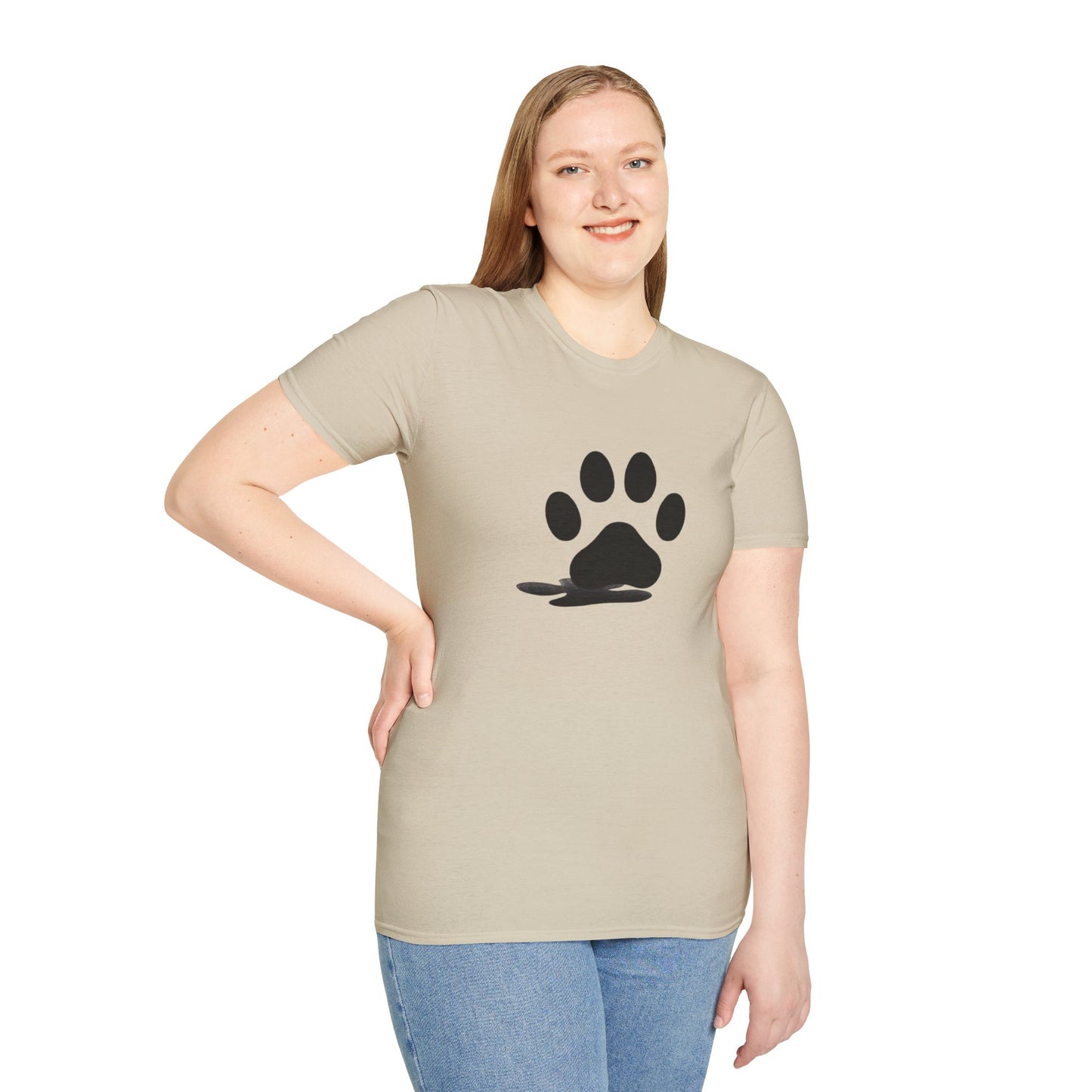 Paw Print Graphic T-Shirt