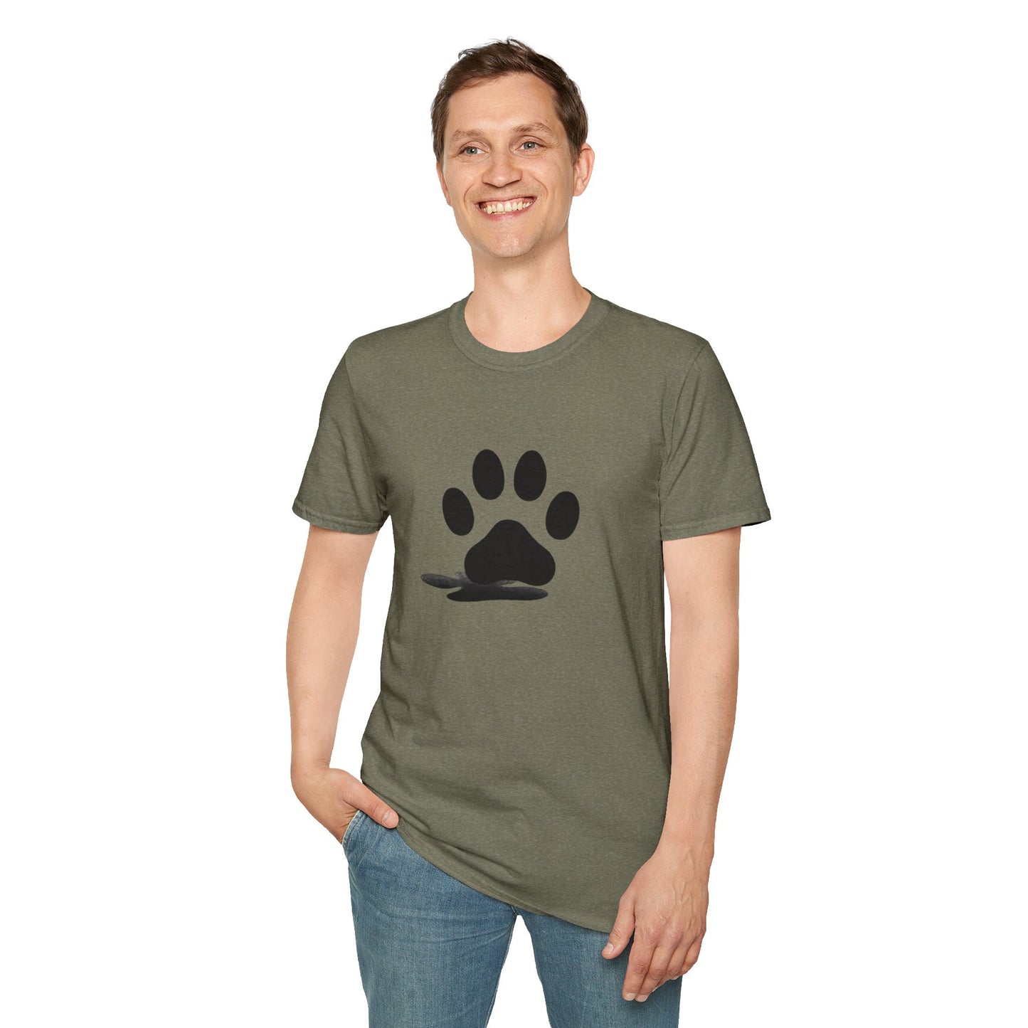 Paw Print Graphic T-Shirt