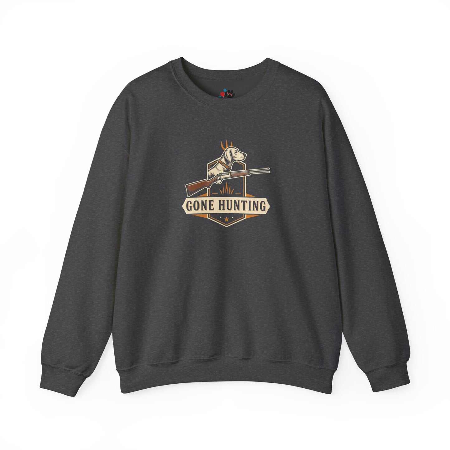 Gone Hunting Crewneck Sweatshirt for Outdoor Enthusiasts