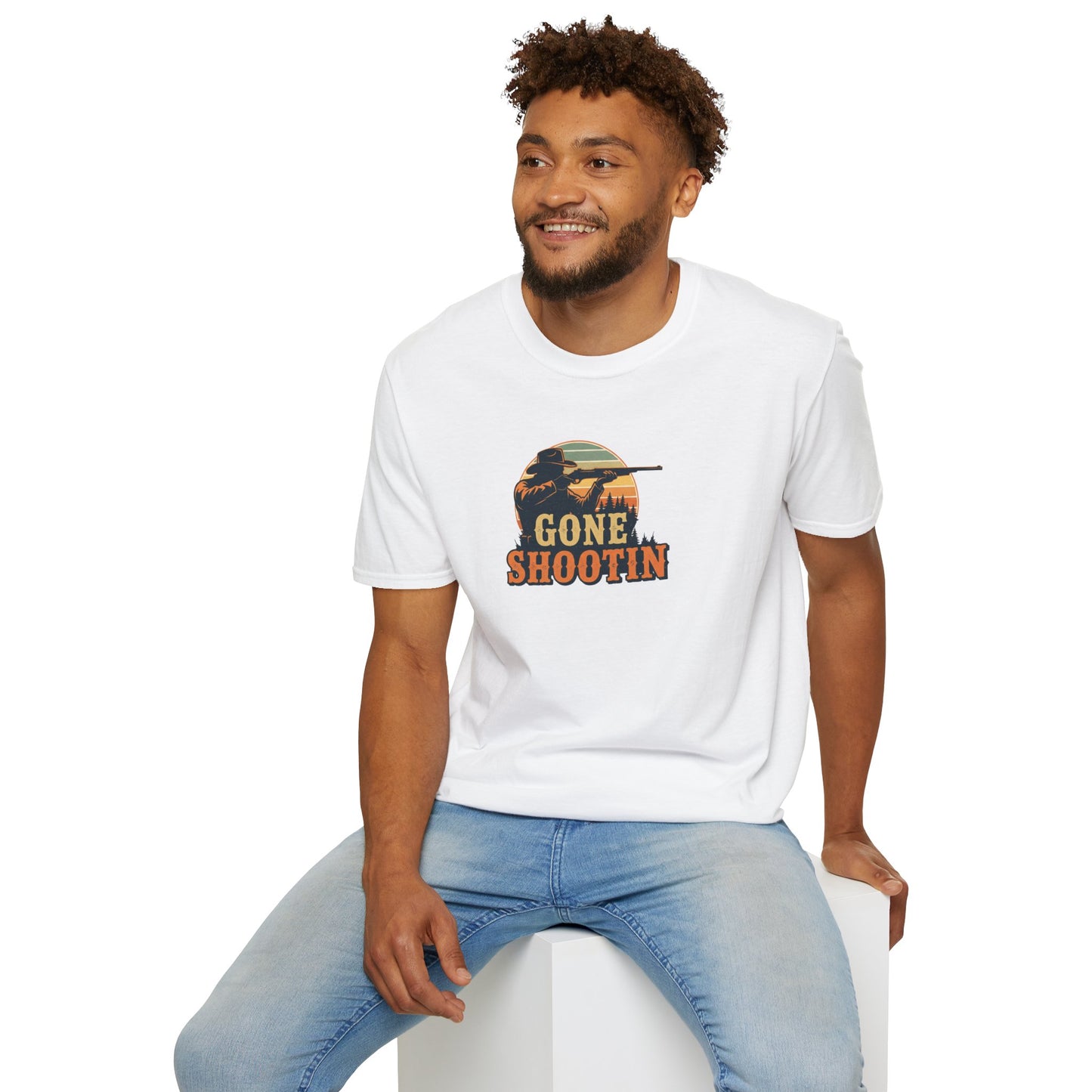 Gone Shootin'Softstyle T-Shirt - Outdoorsy Tee