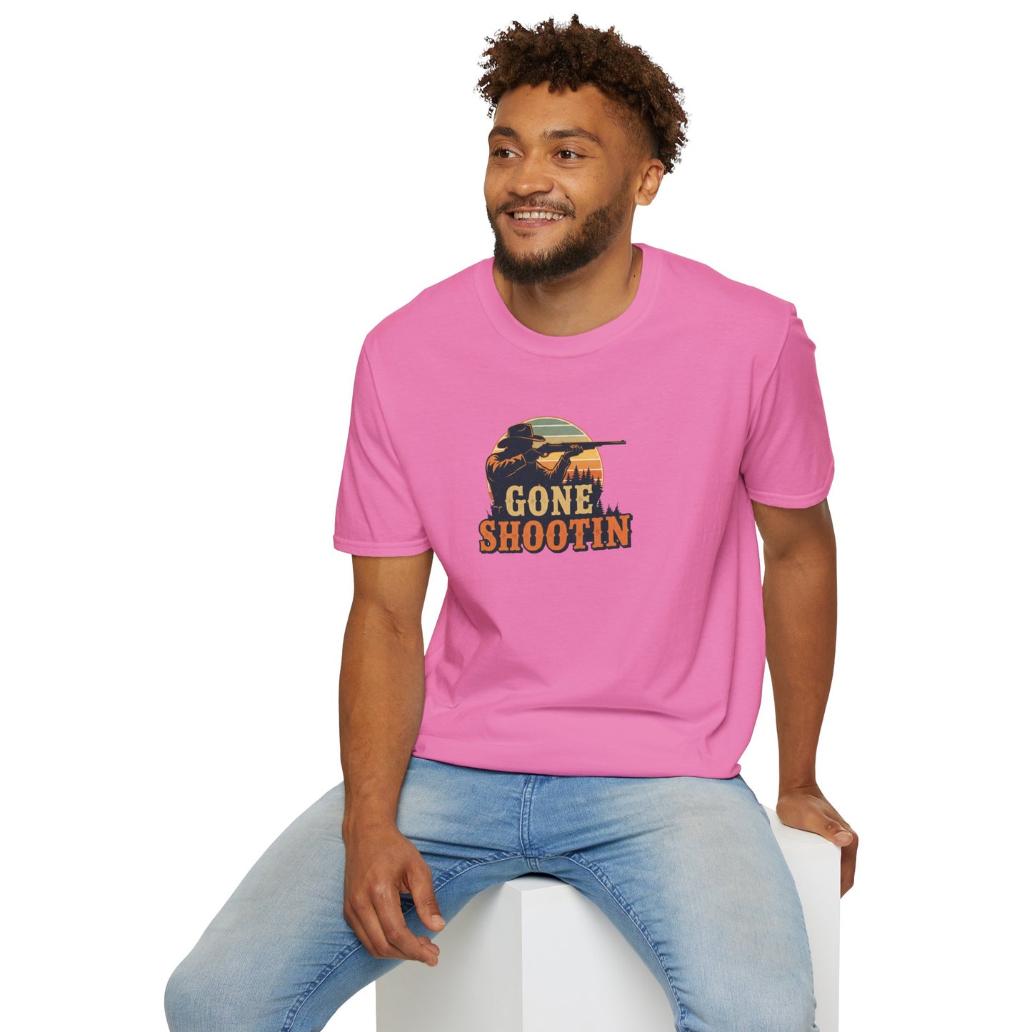 Gone Shootin'Softstyle T-Shirt - Outdoorsy Tee