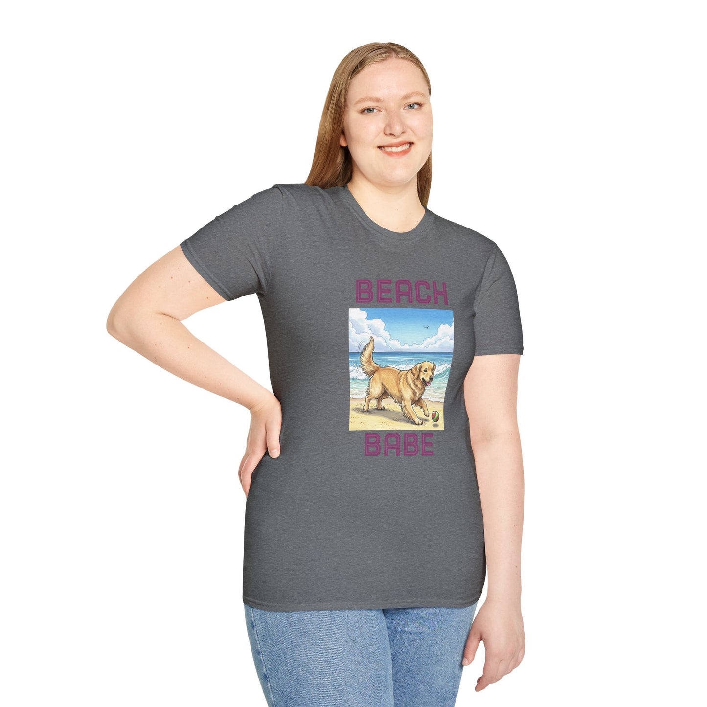 Beach Babe Dog Lover T-Shirt