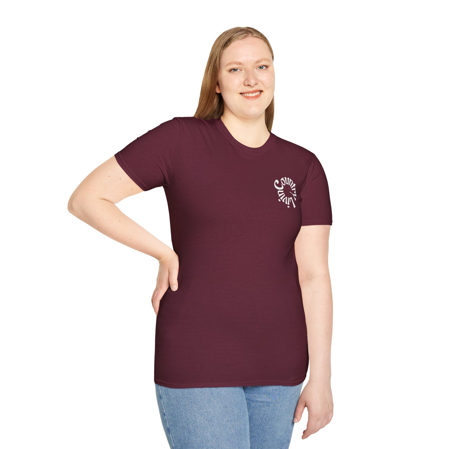 Country Livin T-Shirt | Gift for Riders, Farm Style Fashion