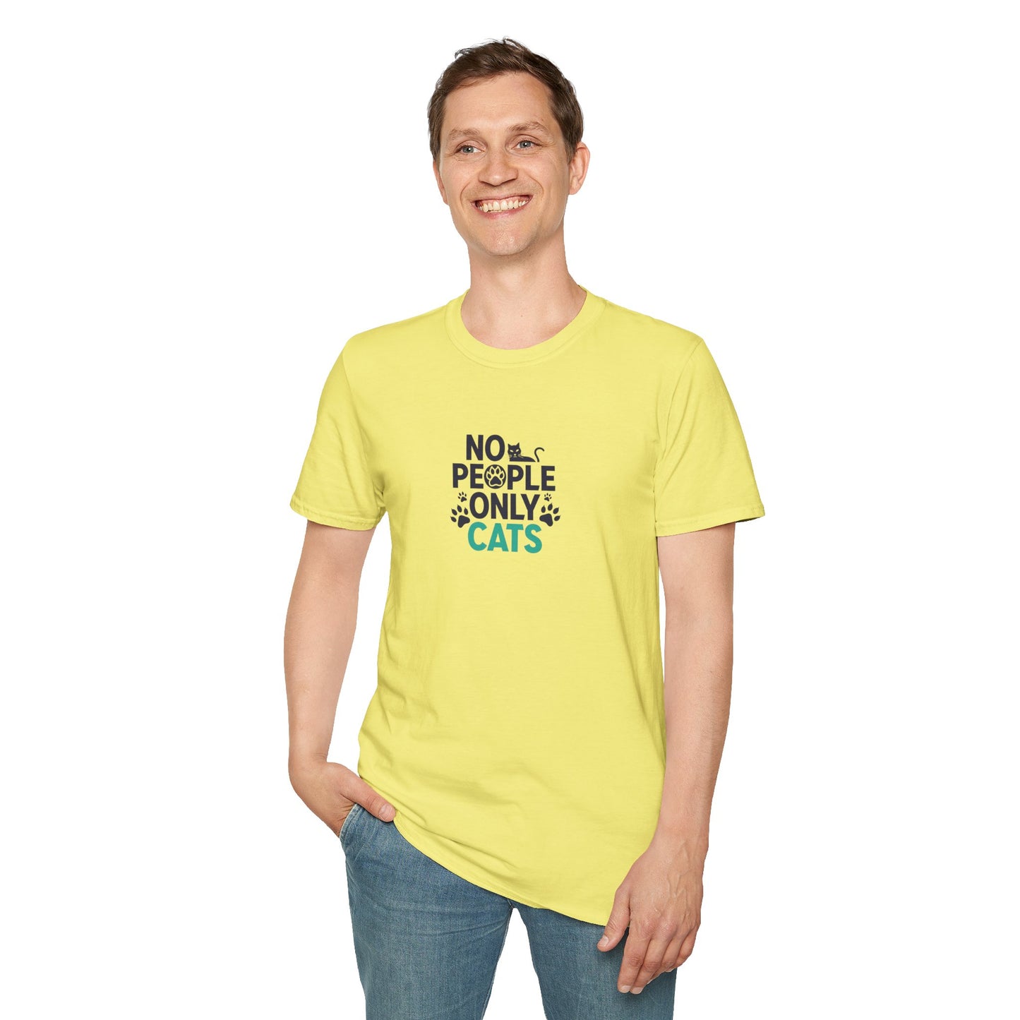 Cat Lovers Tee | No People, Only Cats| Funny Cat Tee