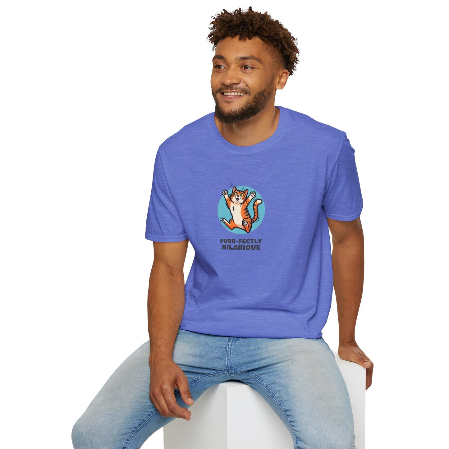 Purr-fectly Hilarious Cat T-Shirt