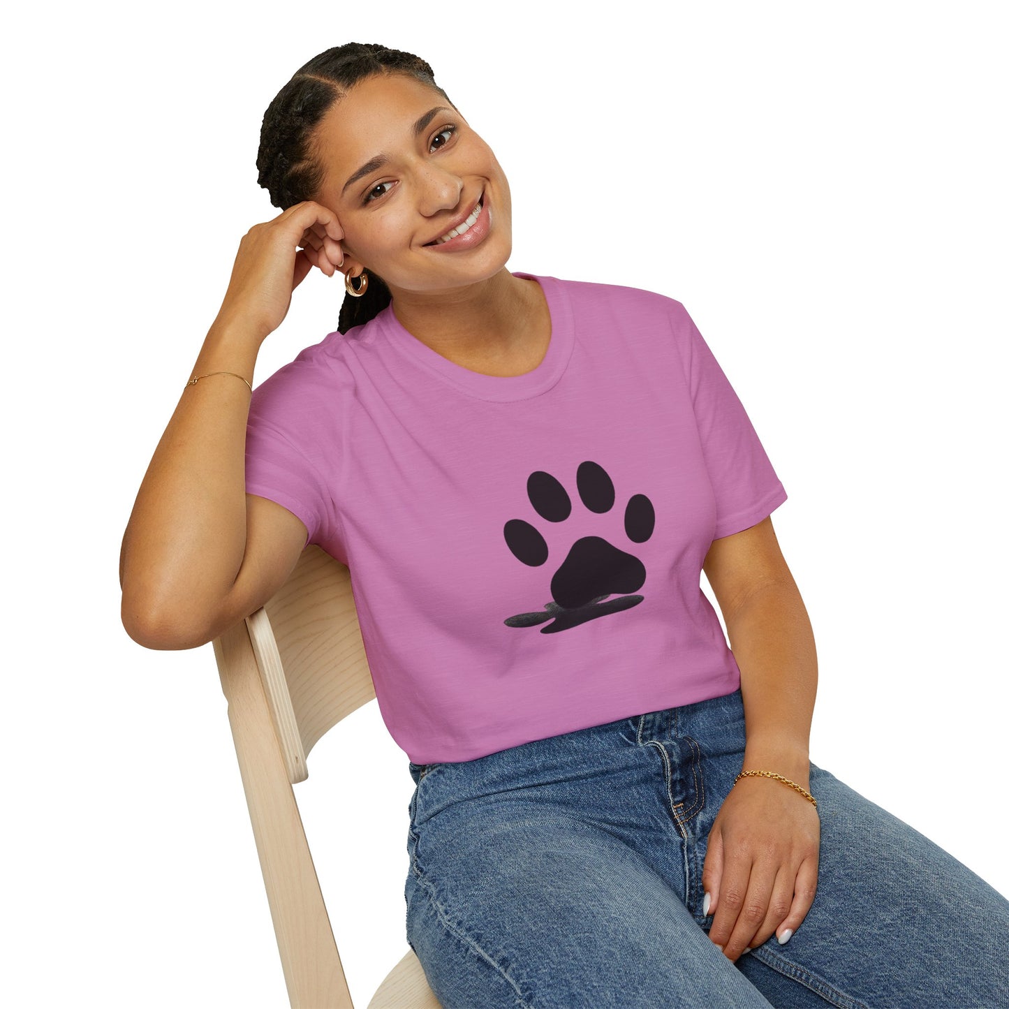 Paw Print Graphic T-Shirt