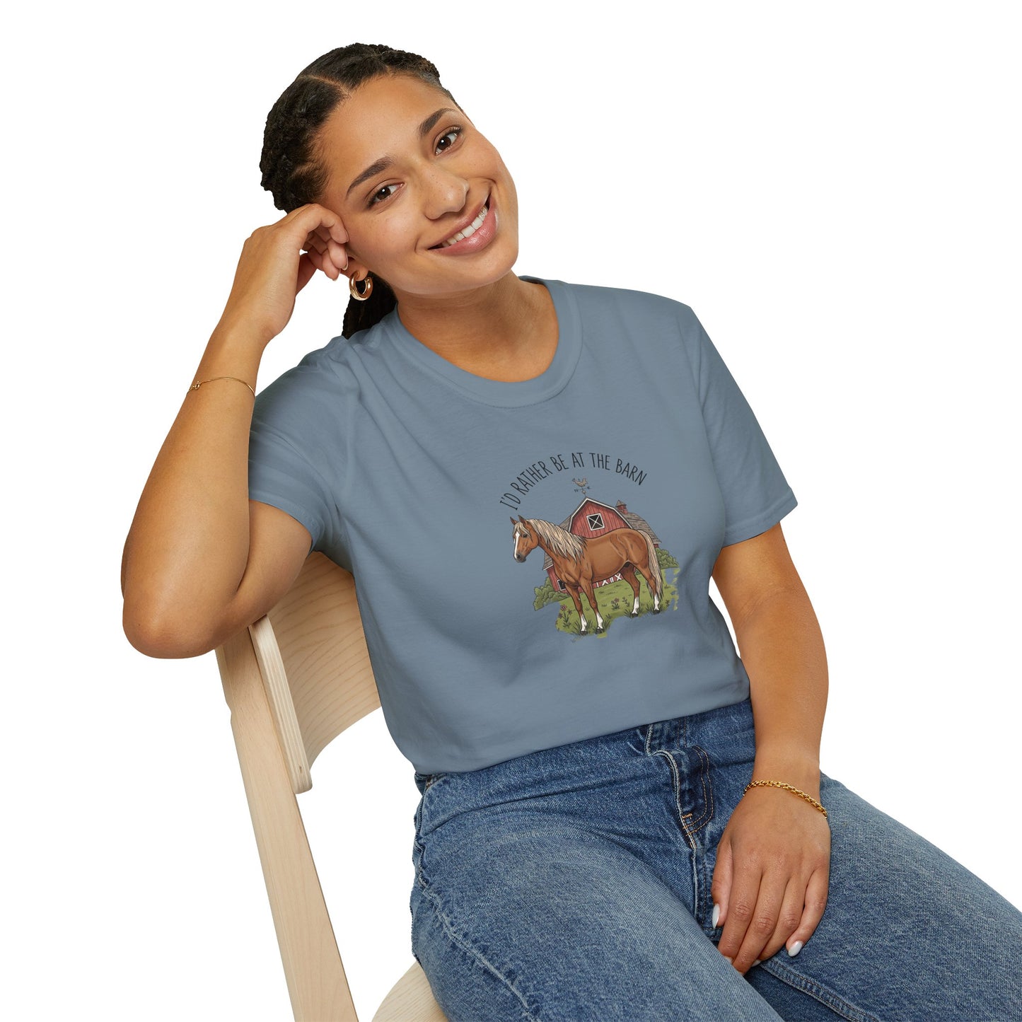 Horse Lover's Softstyle T-Shirt - Perfect for Farm Days