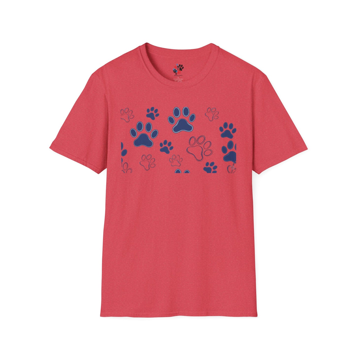 Blue Paw Print T-Shirt