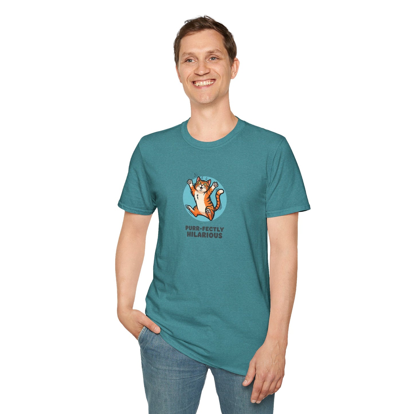 Purr-fectly Hilarious Cat T-Shirt