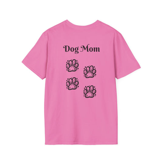 Dog Mom Front and Back print