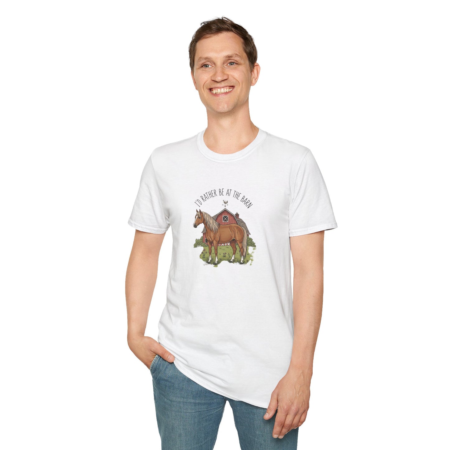 Horse Lover's Softstyle T-Shirt - Perfect for Farm Days