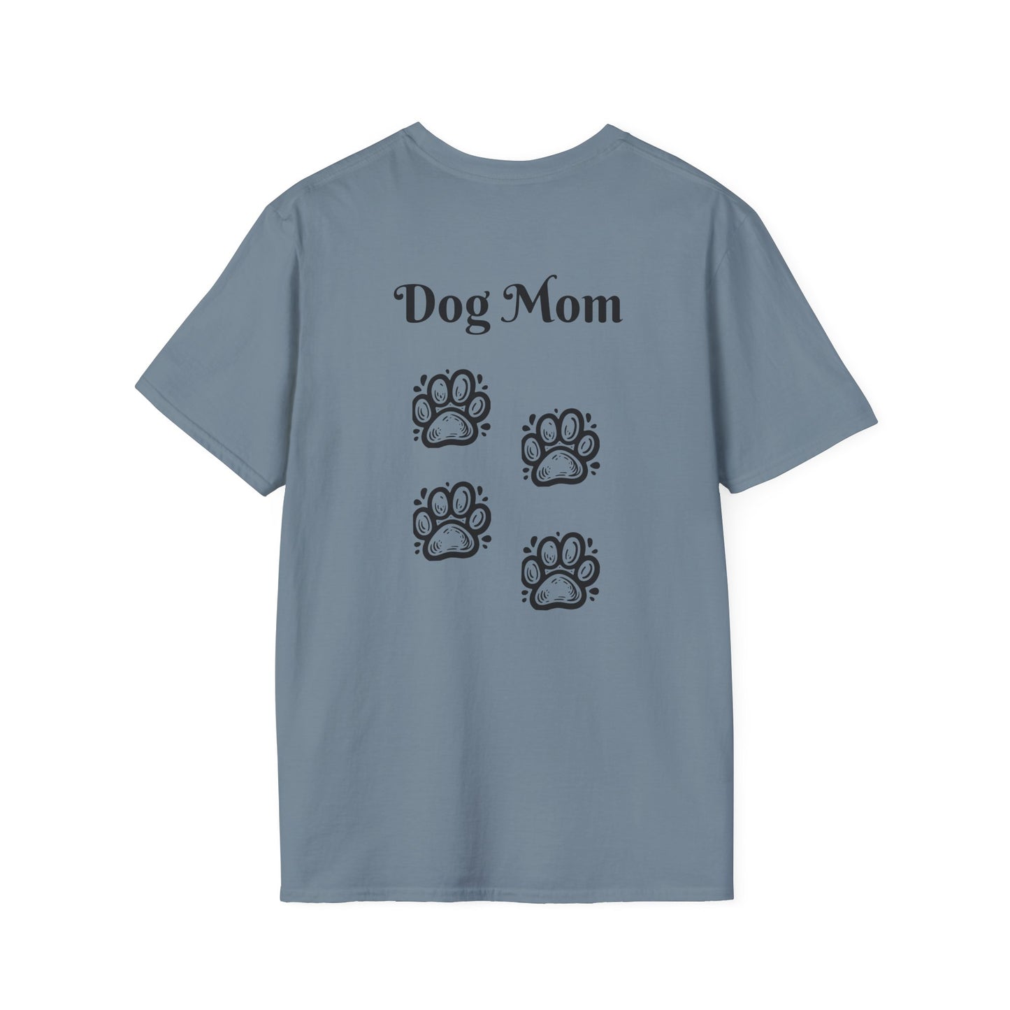 Dog Mom Front and Back print