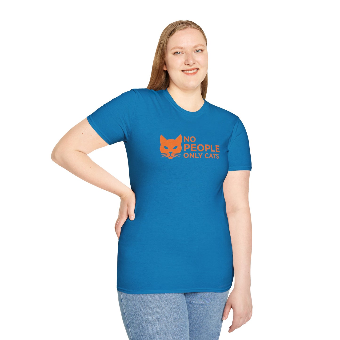 Cat Lover T-Shirt, No People Only Cats Tee, Funny Cat Shirt,