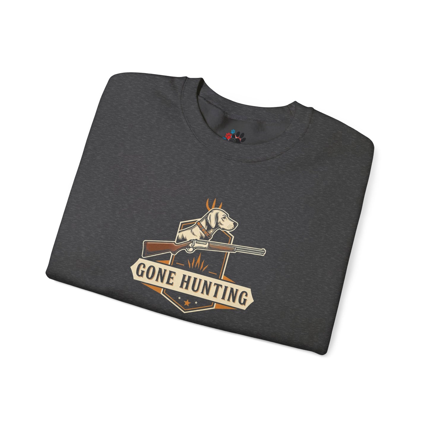 Gone Hunting Crewneck Sweatshirt for Outdoor Enthusiasts