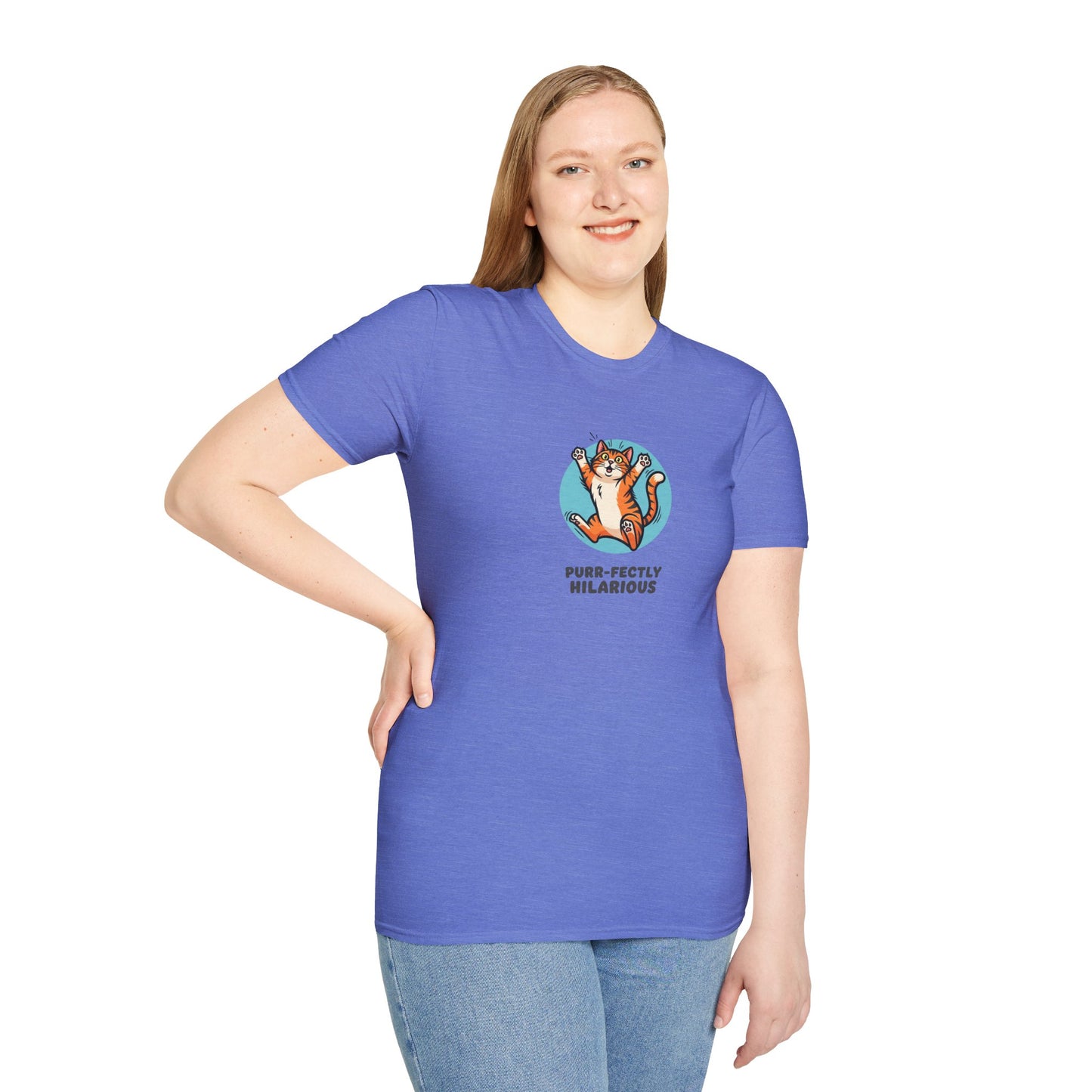 Purr-fectly Hilarious Cat T-Shirt