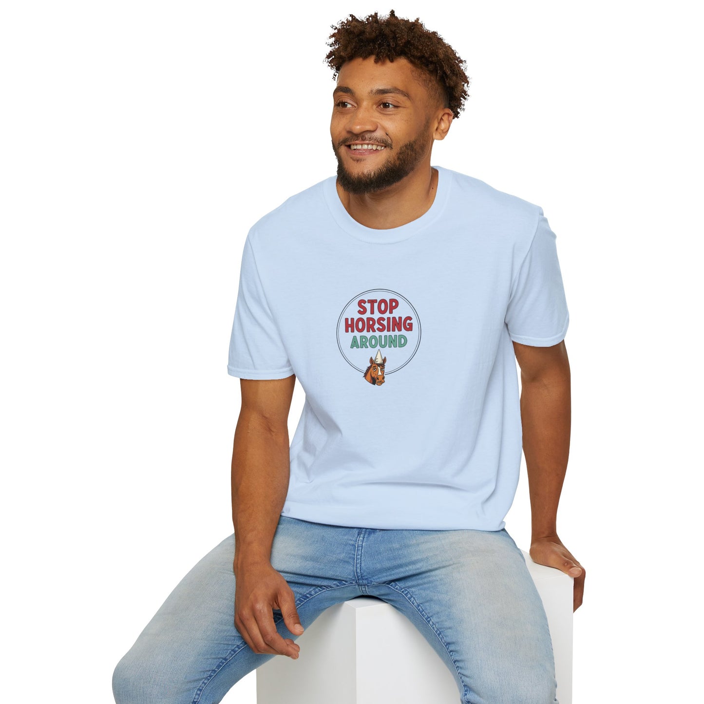 Funny Horse T-Shirt | Stop Horsing Around Tee