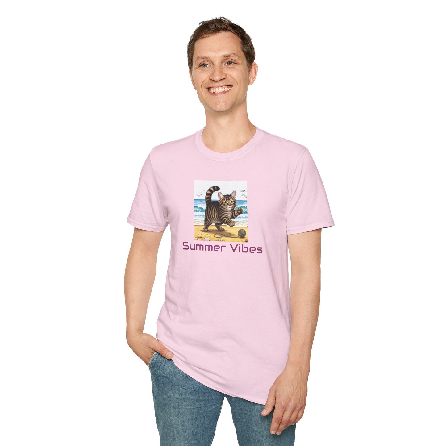 Summer Vibes Cat T-Shirt