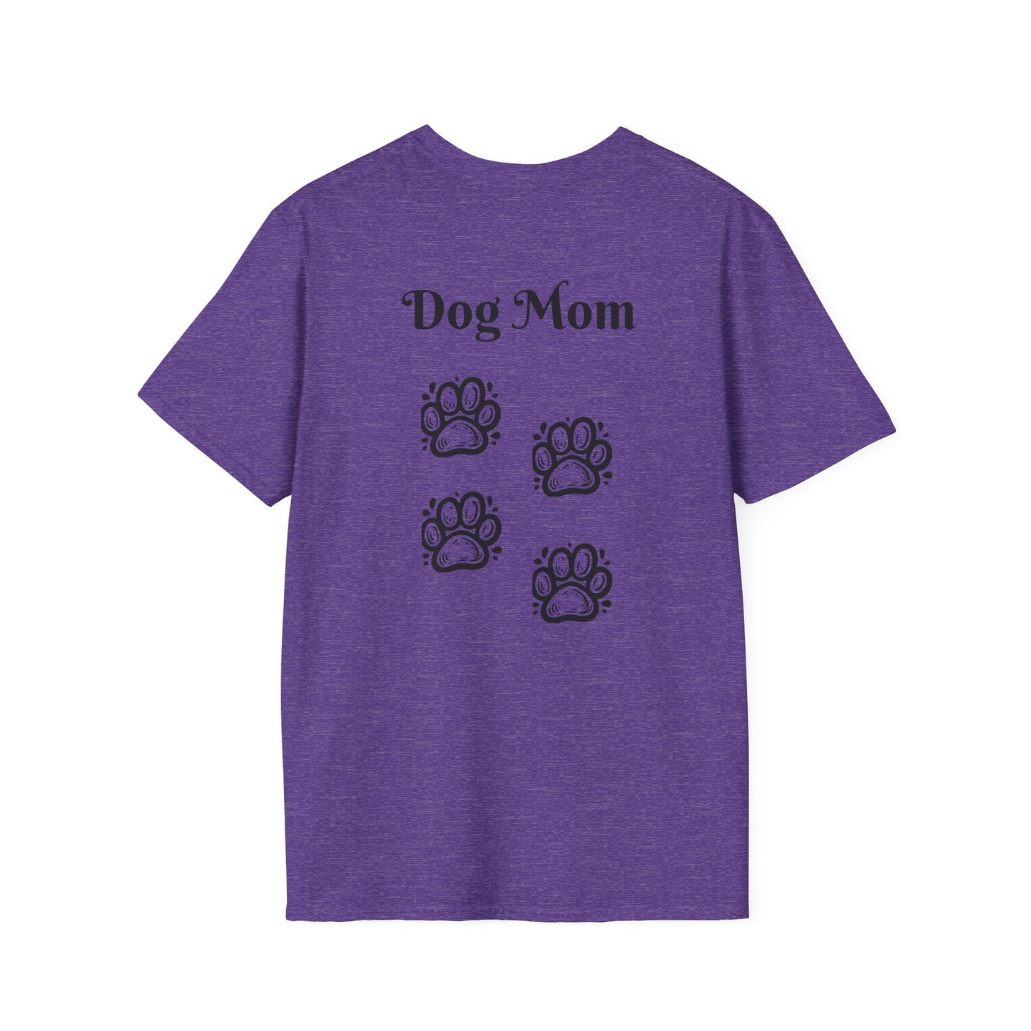Dog Mom Front and Back print