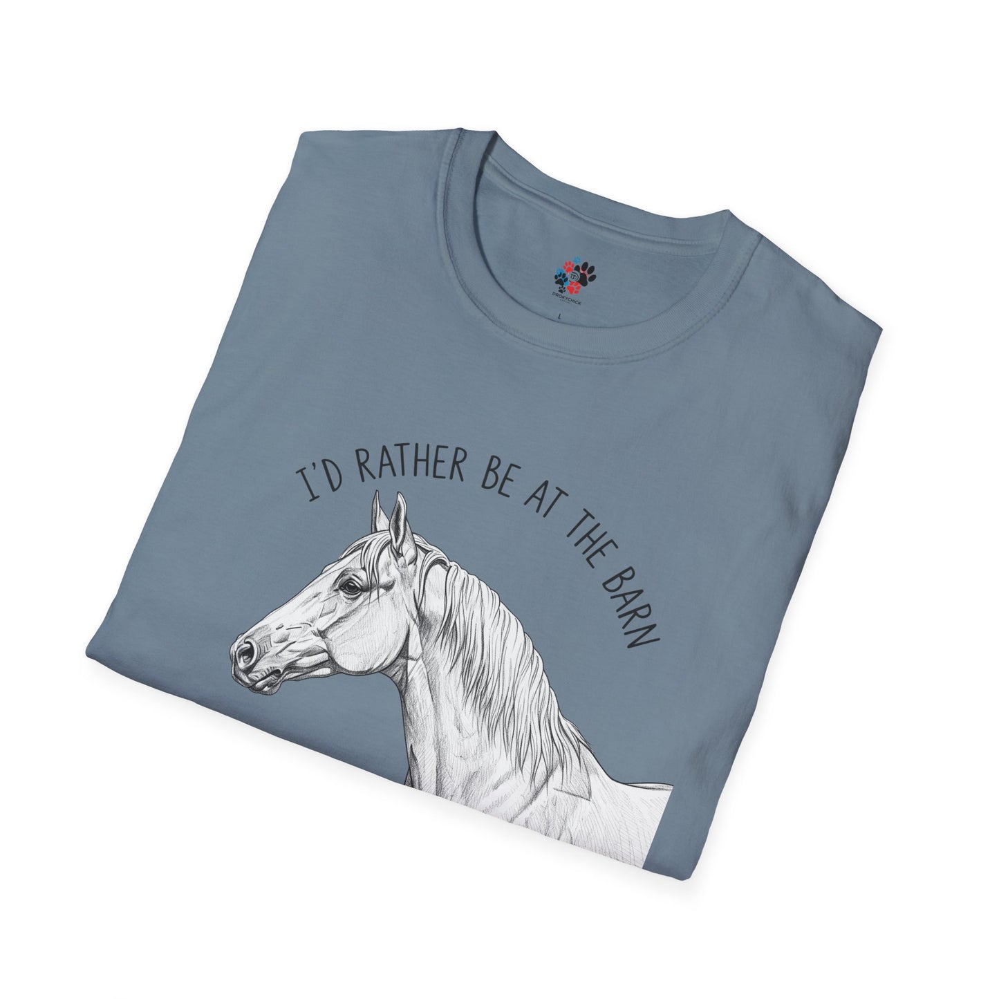 I'd Rather Be At The Barn Tee