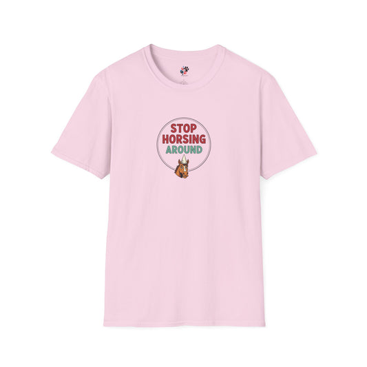 Funny Horse T-Shirt | Stop Horsing Around Tee