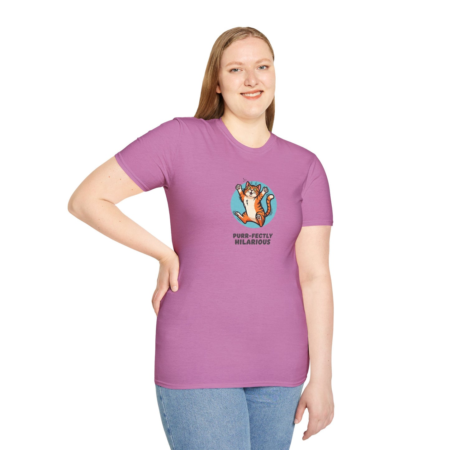 Purr-fectly Hilarious Cat T-Shirt