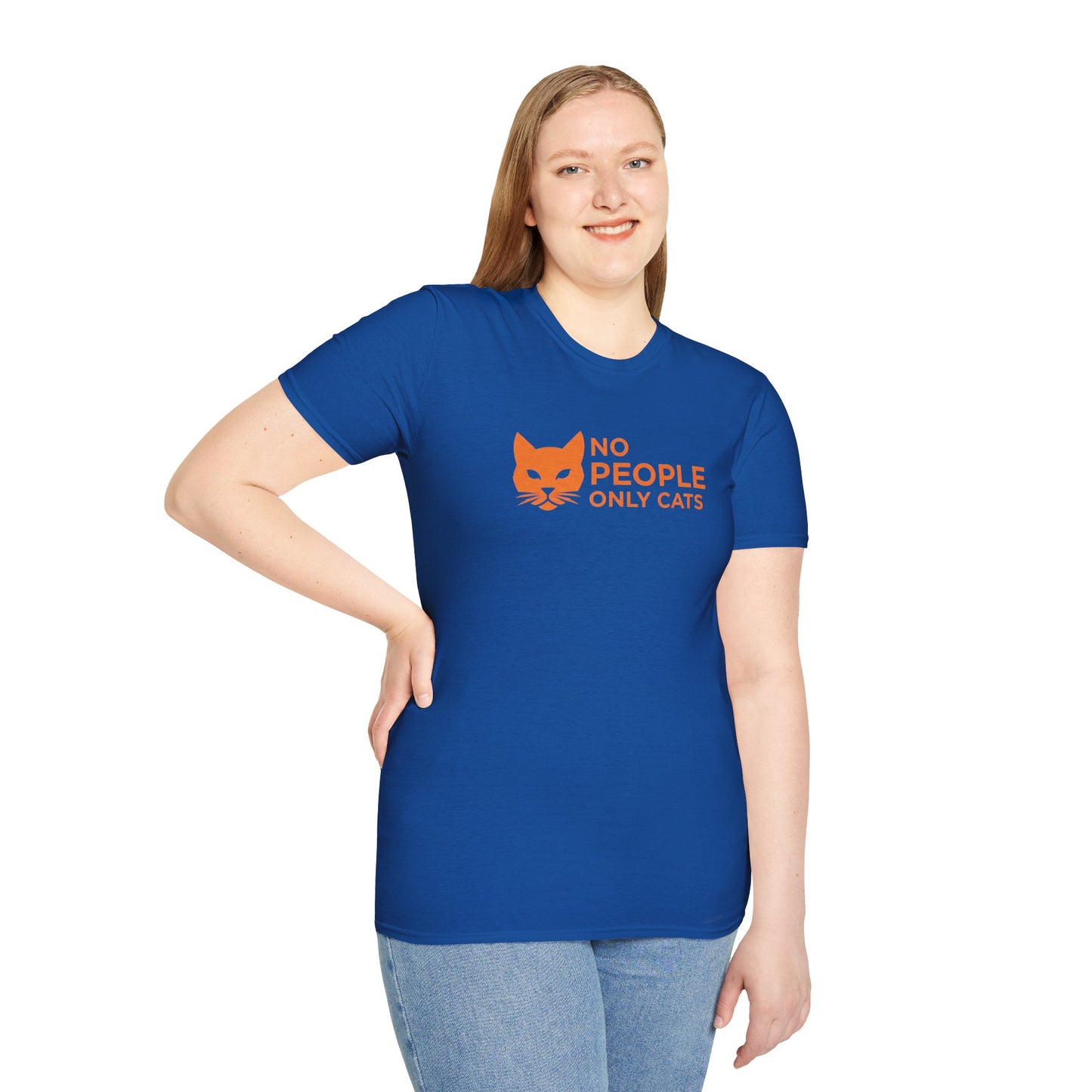 Cat Lover T-Shirt, No People Only Cats Tee, Funny Cat Shirt,