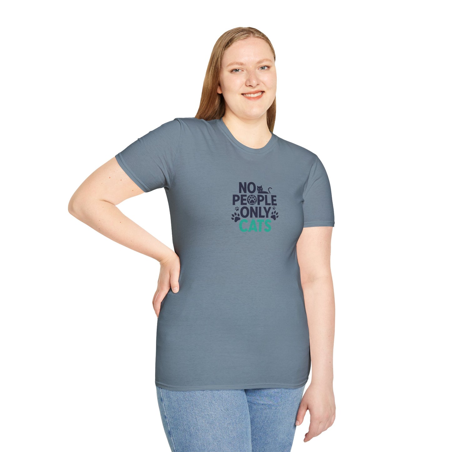 Cat Lovers Tee | No People, Only Cats| Funny Cat Tee