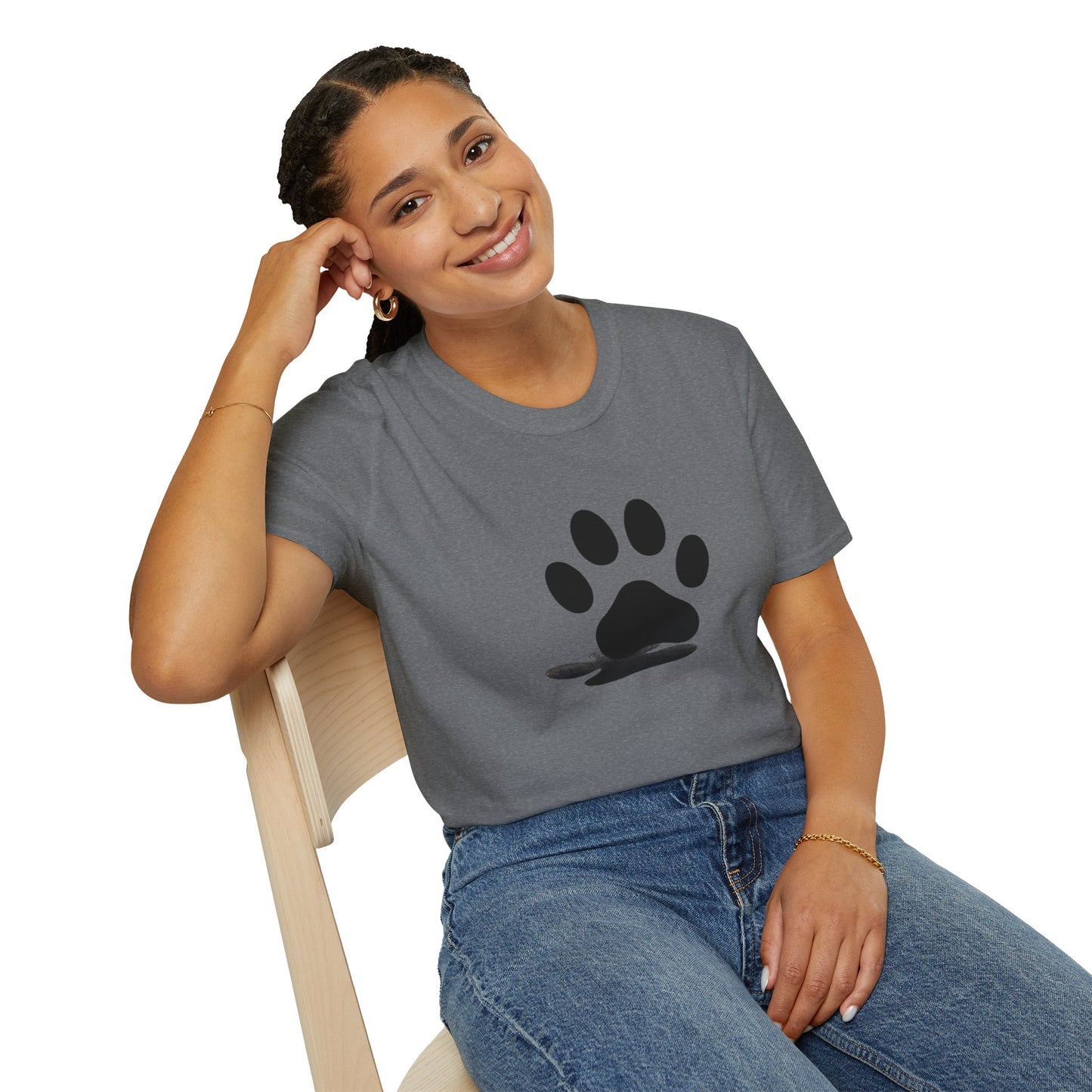 Paw Print Graphic T-Shirt