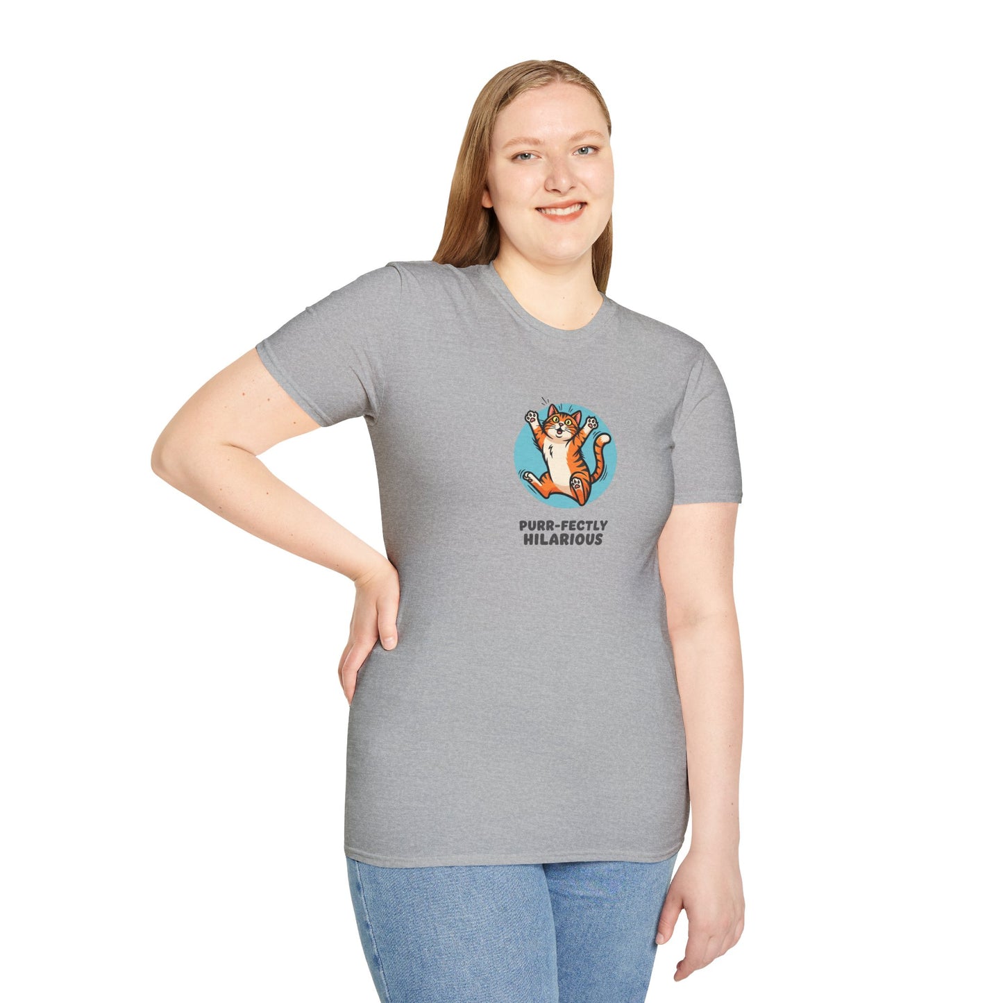 Purr-fectly Hilarious Cat T-Shirt
